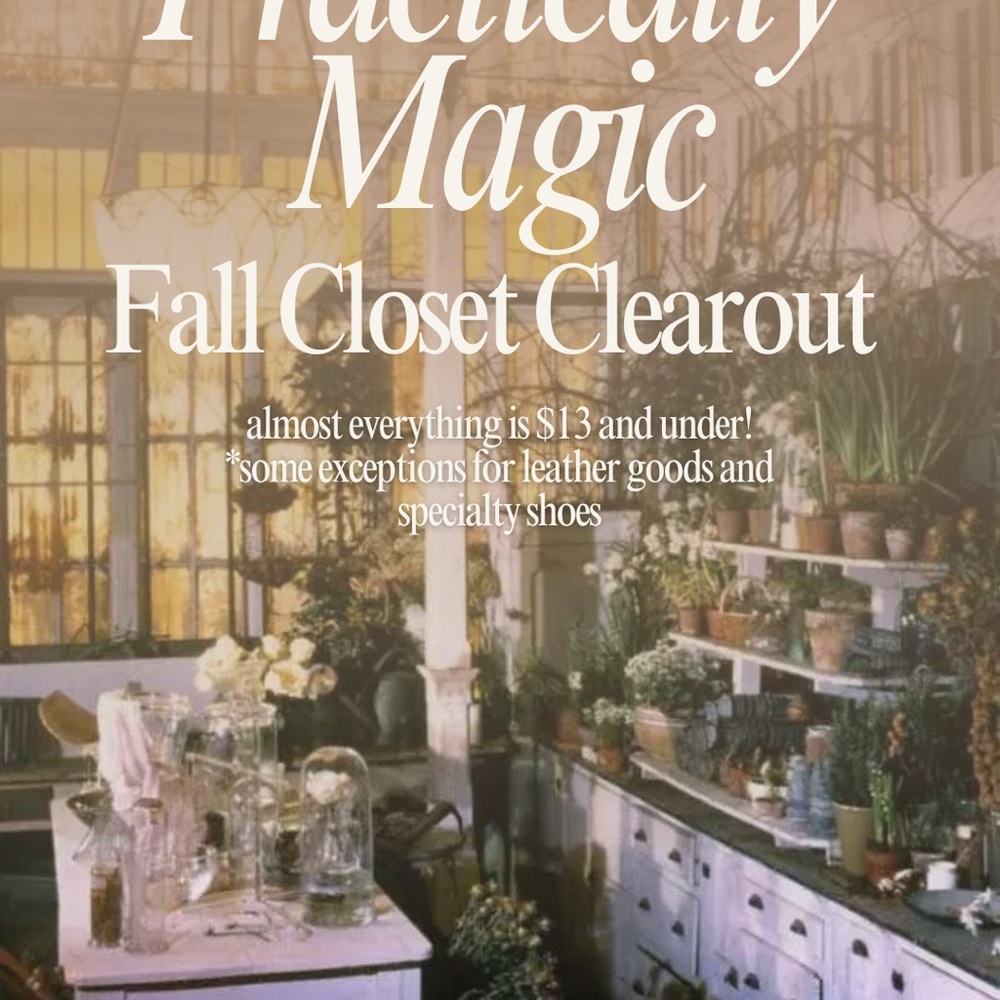 Practically Magic Fall Closet Clearout
